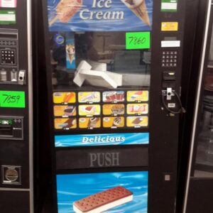FastCorp F631 Frozen Food & Ice Cream Vending Machine – Robotic Chest Freezer Vendor